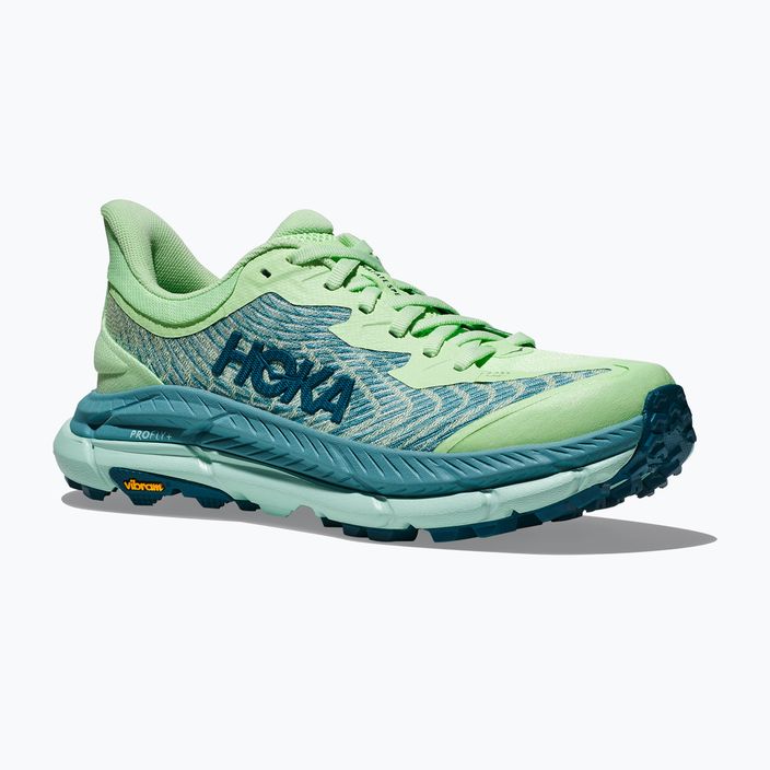 Дамски обувки за бягане HOKA Mafate Speed 4 lime glow/ocean mist 11