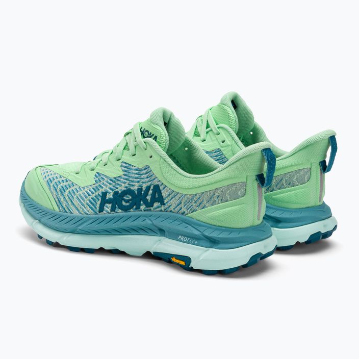 Дамски обувки за бягане HOKA Mafate Speed 4 lime glow/ocean mist 3
