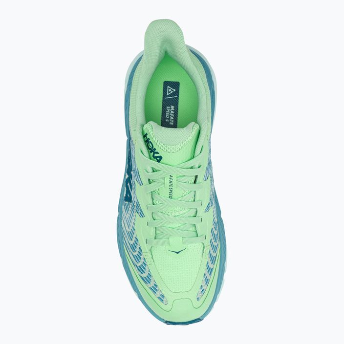 Дамски обувки за бягане HOKA Mafate Speed 4 lime glow/ocean mist 6