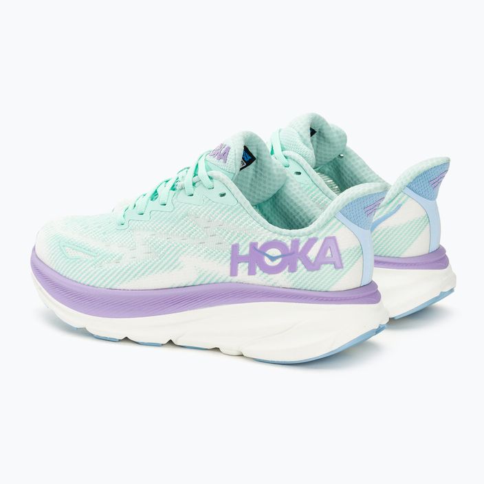 Дамски обувки за бягане HOKA Clifton 9 Wide sunlit ocean/lilac mist 3