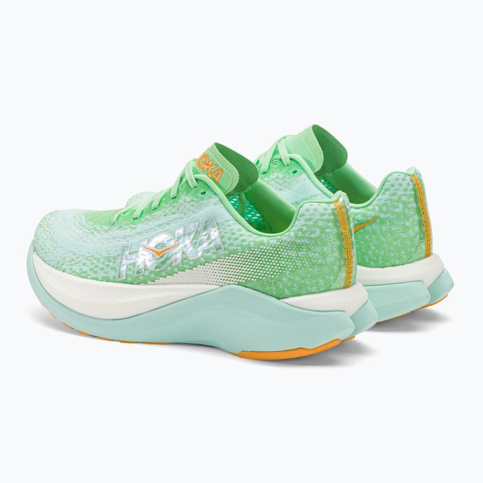 Дамски обувки за бягане HOKA Mach X lime glow/sunlit ocean 3