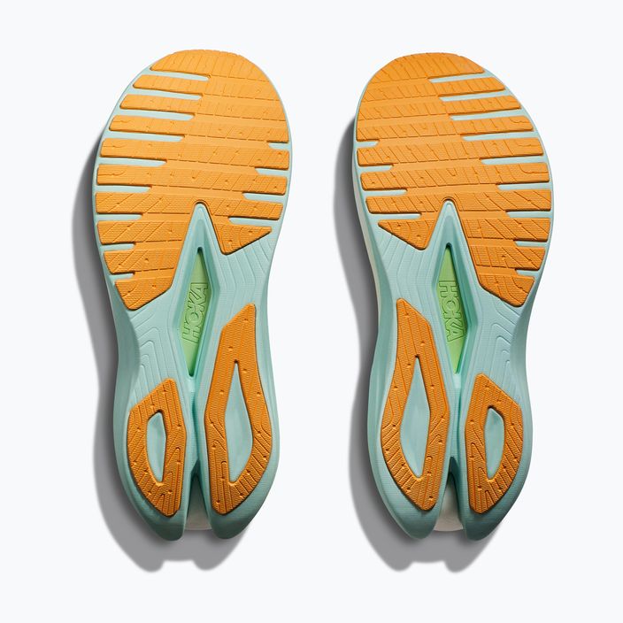 Дамски обувки за бягане HOKA Mach X lime glow/sunlit ocean 15
