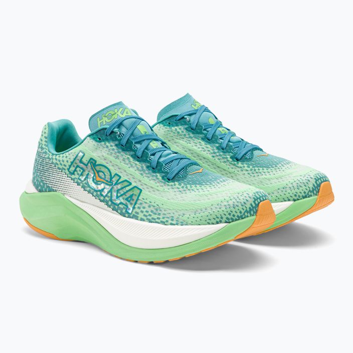 Мъжки обувки за бягане HOKA Mach X ocean mist/lime glow 4