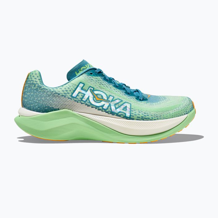 Мъжки обувки за бягане HOKA Mach X ocean mist/lime glow 12