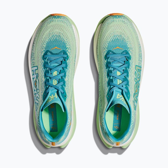 Мъжки обувки за бягане HOKA Mach X ocean mist/lime glow 16