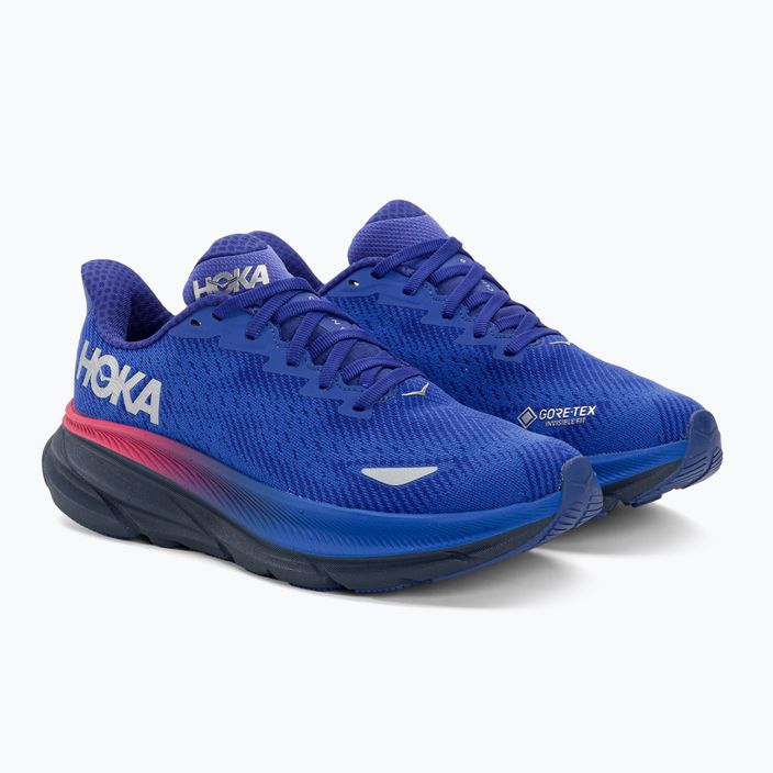 Дамски обувки за бягане HOKA Clifton 9 GTX ослепително синьо/вечерно небе 4