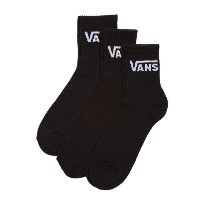 Мъжки чорапи Vans Classic Half Crew 3 чифта черни 2