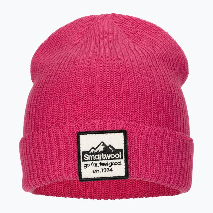 Зимна шапка Smartwool Smartwool Patch power pink 2