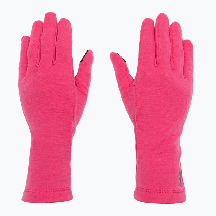 Smartwool Thermal Merino power розови ръкавици за трекинг 3