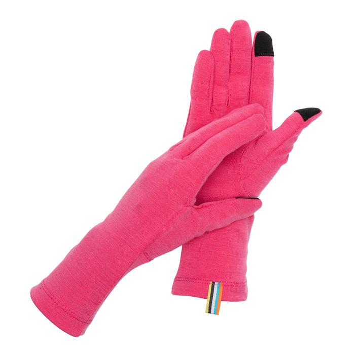 Smartwool Thermal Merino power розови ръкавици за трекинг 2