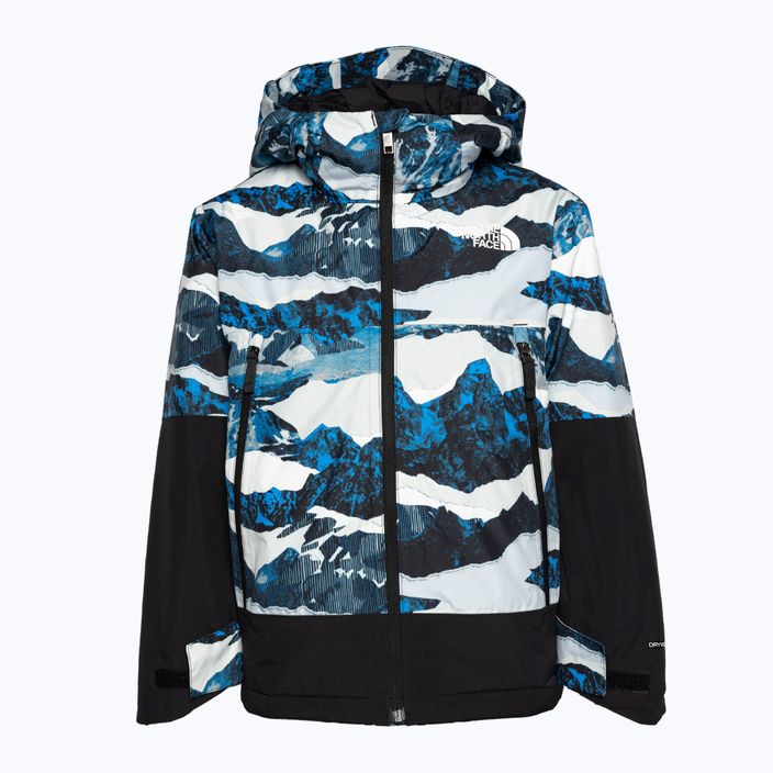 Детско ски яке The North Face Freedom Insulated optic blue mountain traverse print