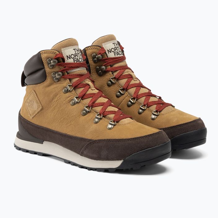 Мъжки ботуши за трекинг The North Face Back To Berkeley IV Leather WP almond butter/demitasse brown 4