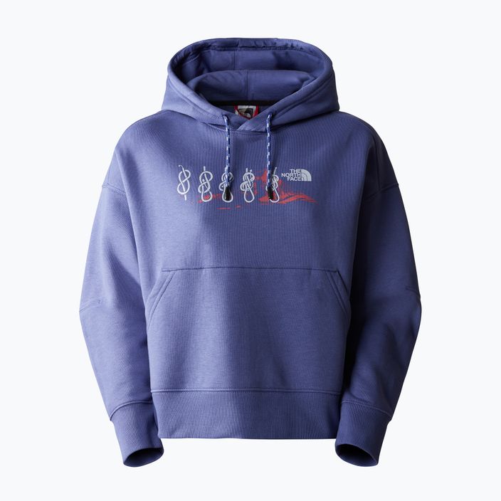 The North Face Outdoor Graphic Hoodie cave blue за жени 4
