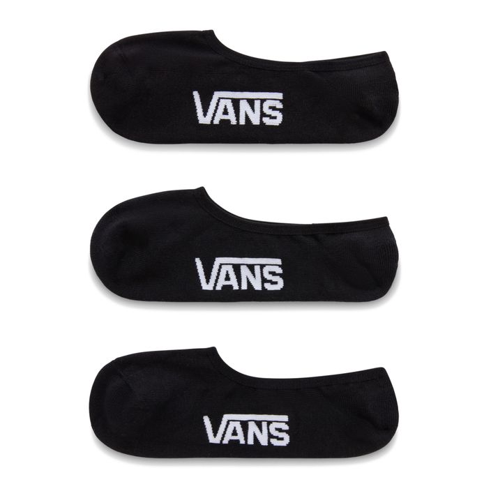 Vans Classic No Show мъжки чорапи 3 чифта черни 2