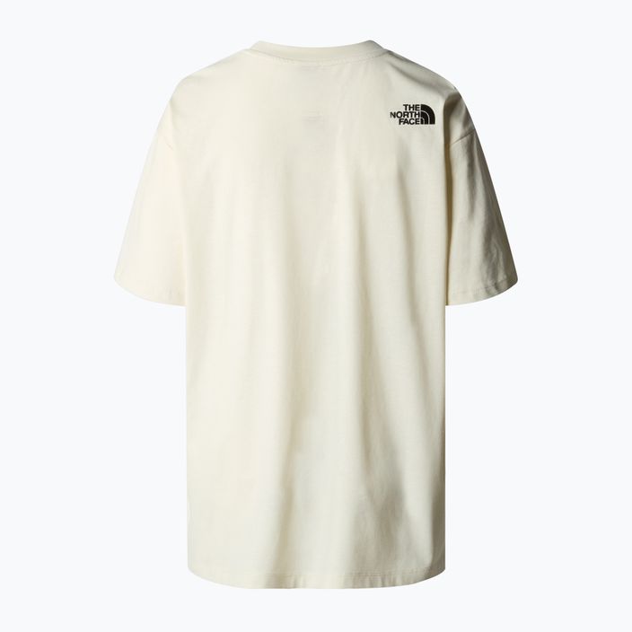 The North Face дамска тениска Essential Oversize Tee white dune t-shirt 2