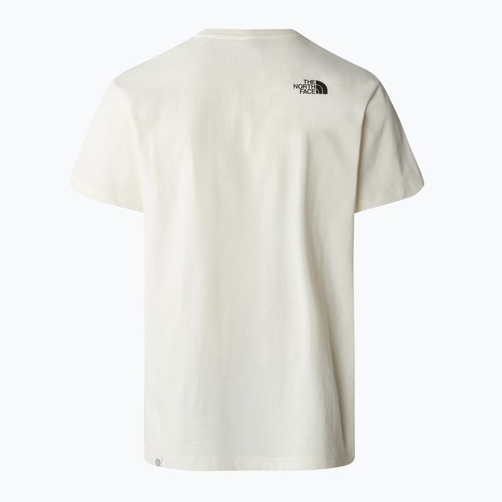 Тениска на The North Face Berkeley California white dune/optic emeral за мъже 6