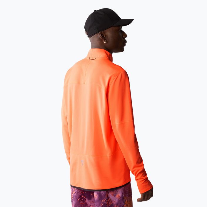 Мъжки суитшърт за бягане The North Face Sunriser 1/4 Zip vivid flame 3