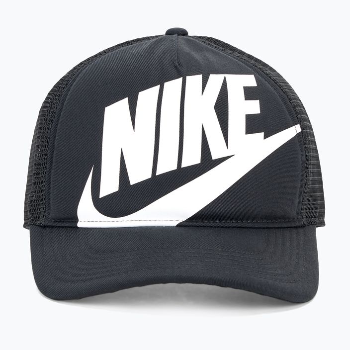 Nike Rise Structured Trucker детска бейзболна шапка черно / черно / бяло 2