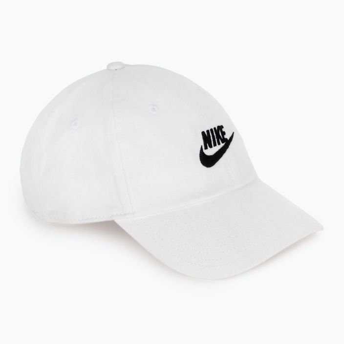 Бейзболна шапка Nike Club Unstructured Futura Wash white/black