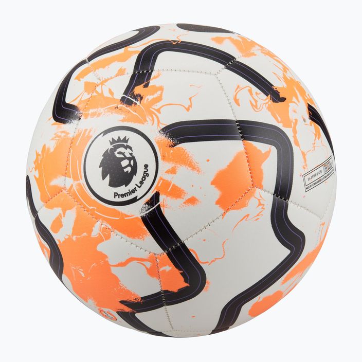 Nike Premier League футболно игрище бяло/оранжево/черно размер 5 5