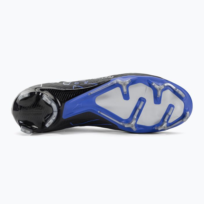 Nike Zoom Mercurial Superfly 9 Pro FG футболни обувки черно/хром/хипер роял 5
