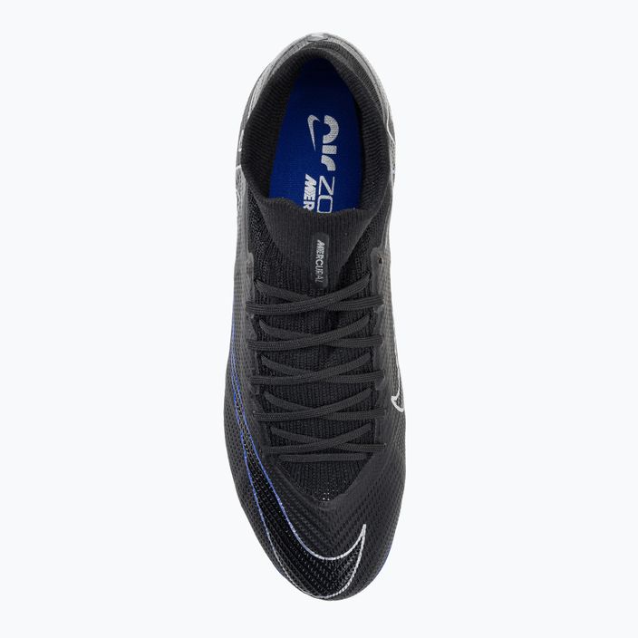 Nike Zoom Mercurial Superfly 9 Pro FG футболни обувки черно/хром/хипер роял 6