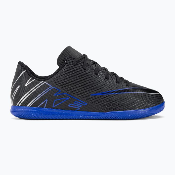 Nike JR Mercurial Vapor 15 Club IC черни/хром/хипер реални футболни обувки 2