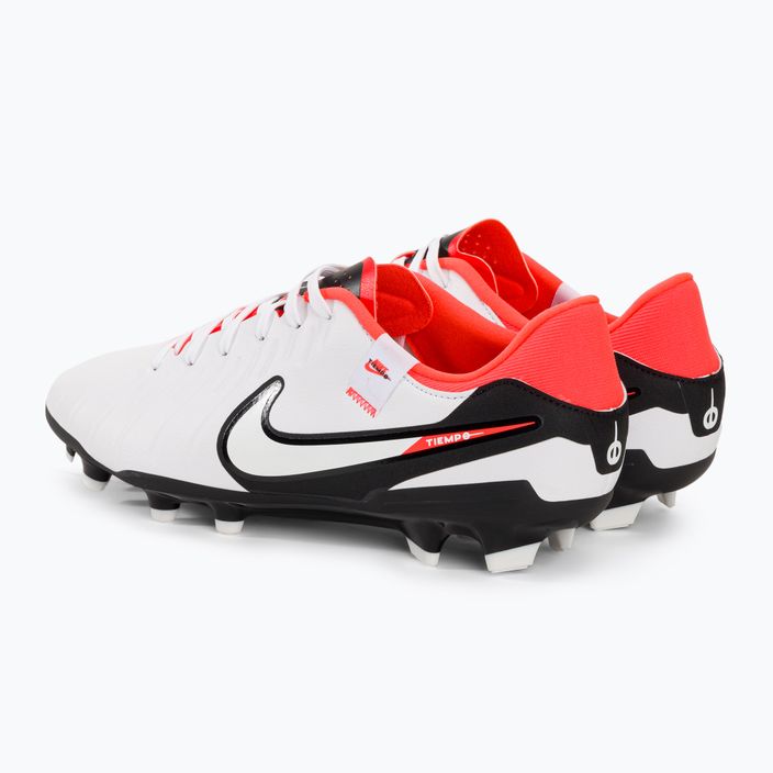 Nike Tiempo Legend 10 Academy MG футболни обувки бяло/черно/ярко малиново 3