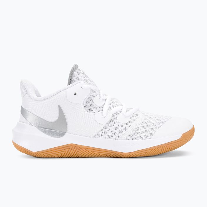 Nike Zoom Hyperspeed Court волейболни обувки SE бяло/металическо сребро гума 2