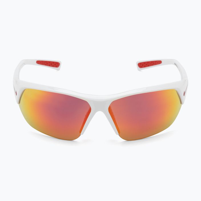 Мъжки слънчеви очила Nike Skylon Ace бяло/сиво с червено огледало 3