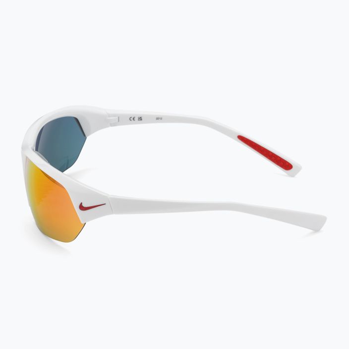 Мъжки слънчеви очила Nike Skylon Ace бяло/сиво с червено огледало 4