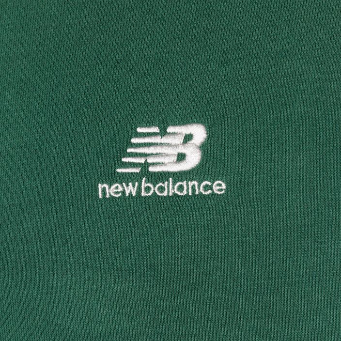 Мъжки New Balance Hoops Fleece Hoodie team forest green 7