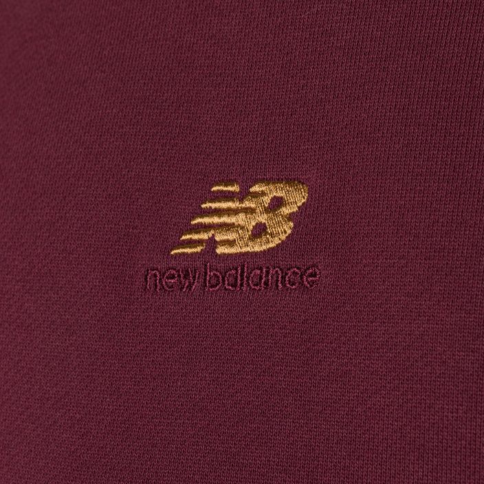 Мъжки суитчър New Balance Athletics Remastered Graphic French Terry в цвят бордо 6