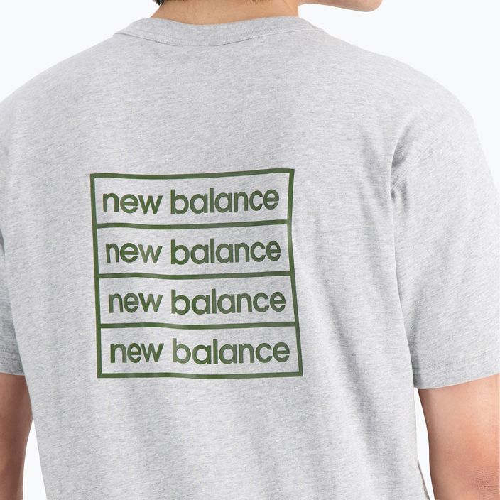 Мъжка спортна сива тениска New Balance Essentials Winter 3