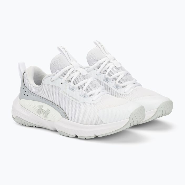 Мъжки обувки за тренировка Under Armour Dynamic Select бяло/бяло/хало сиво 4