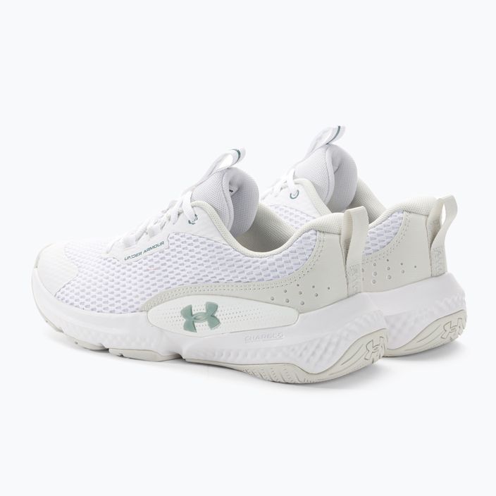 Дамски обувки за тренировка Under Armour W Dynamic Select white/white clay/metallic green grit 3