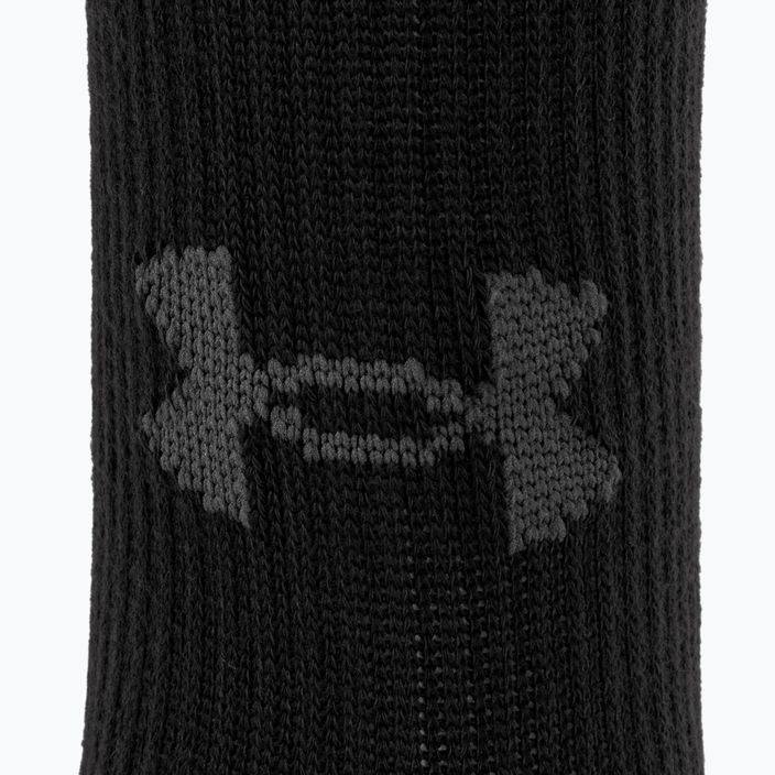 Under Armour Performance Tech 3 бр. чорапи за екипаж черно/черно/сиво 4