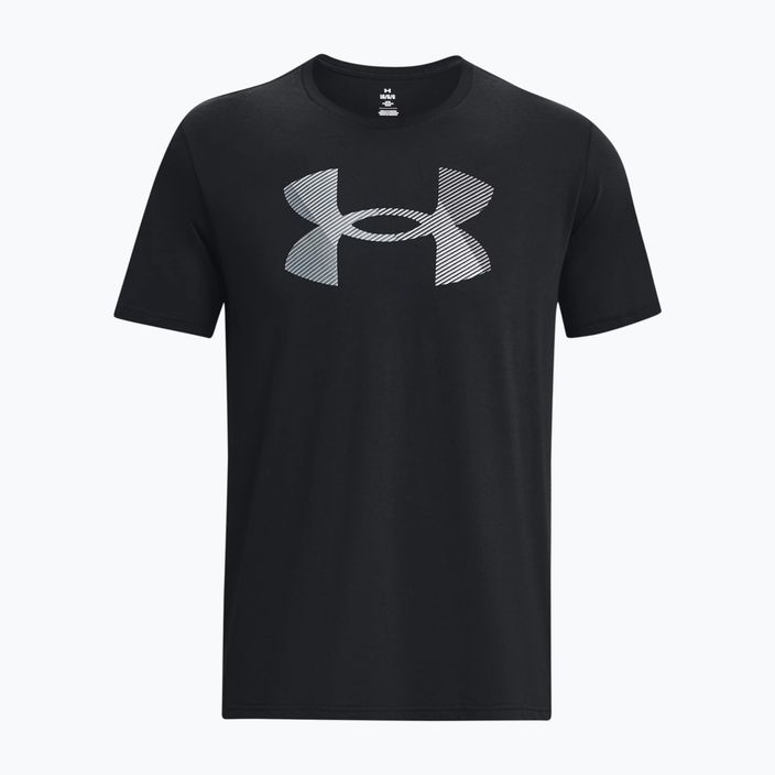 Мъжка тениска Under Armour Big Logo Fill black/pitch gray/halo gray 4