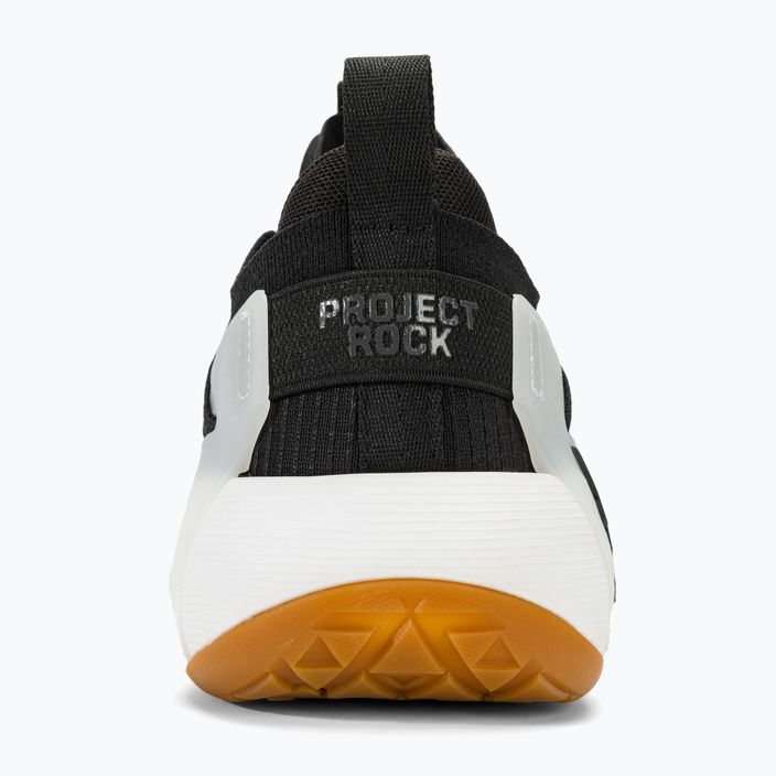 Under Armour Project Rock 6 дамски обувки за тренировка черно/бяло/черно 6