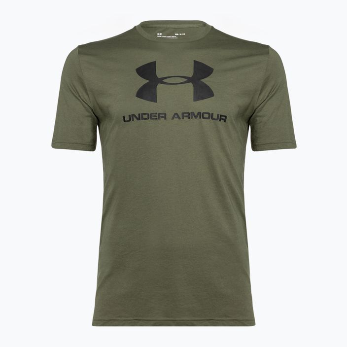 Мъжка тениска Under Armour Sportstyle Logo marine от green// black 4