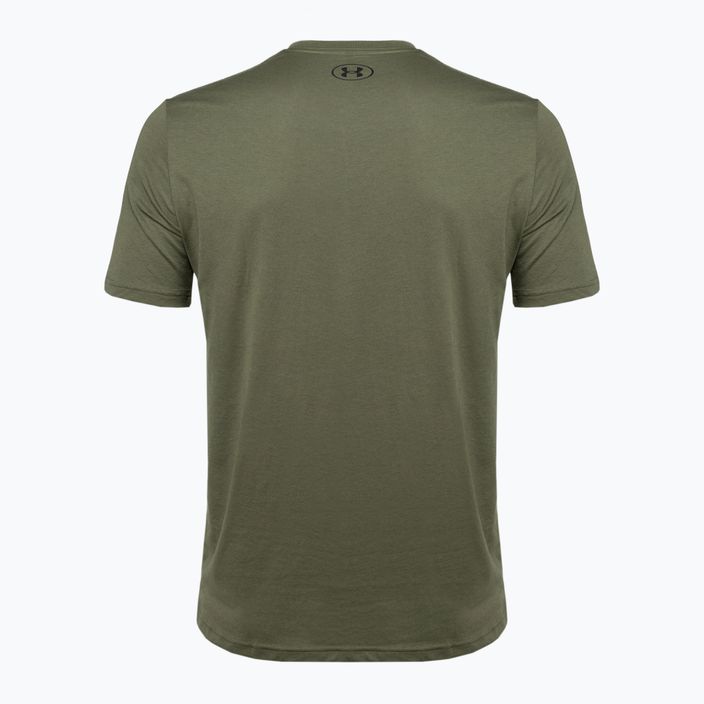 Мъжка тениска Under Armour Sportstyle Logo marine от green// black 5