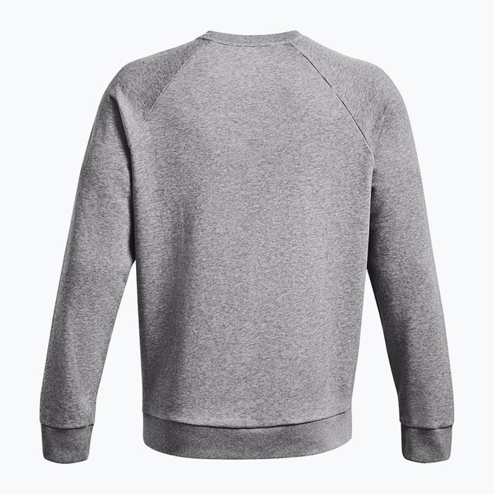 Мъжка качулка Under Armour Rival Fleece Crew castlerock light heather/white 6