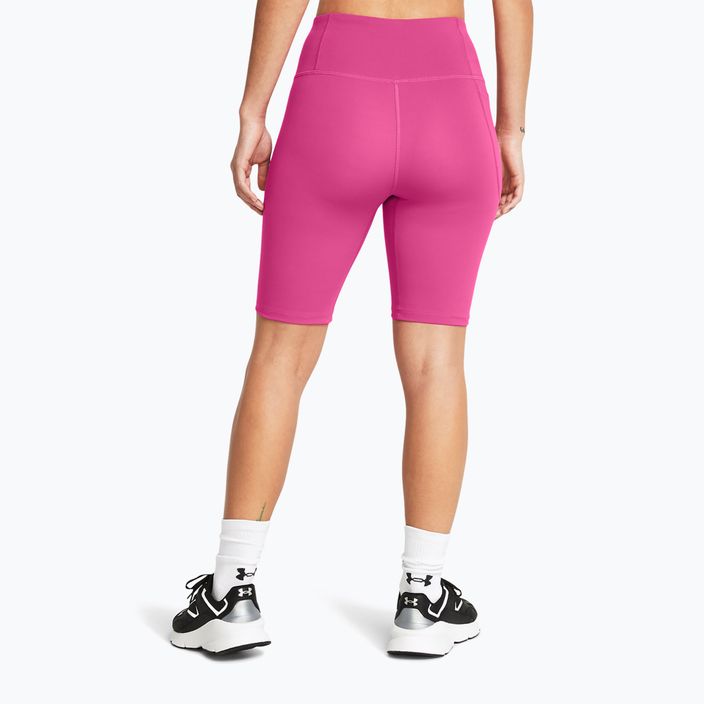 Къси панталони за тренировка за жени Under Armour Motion Bike Short astro pink/black 3