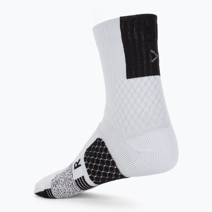Мъжки баскетболни чорапи Under Armour Curry AD Playmaker 1P Mid halo gray/black/red 2
