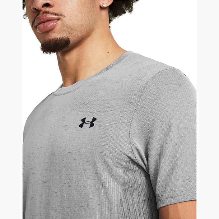 Мъжка тениска Under Armour Vanish Seamless mod gray/black 3