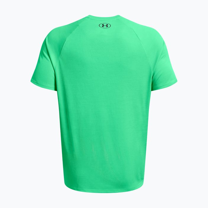 Мъжка тренировъчна тениска Under Armour Tech Textured vapor green/black 5