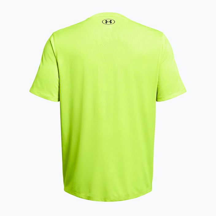 Мъжка тренировъчна тениска Under Armour Tech Vent Geode с висока видимост в жълто/черно 5