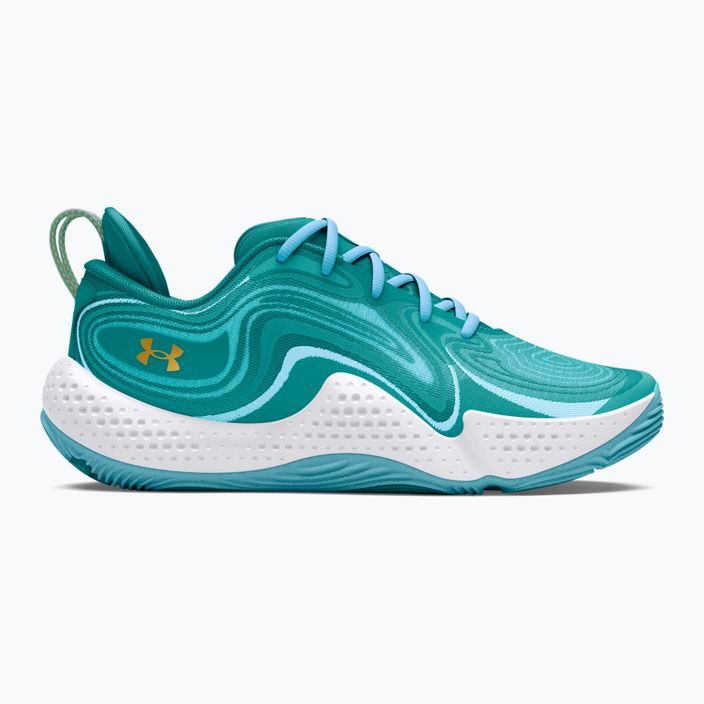 Баскетболни обувки Under Armour Spawn 6 circuit teal/sky blue/white 9