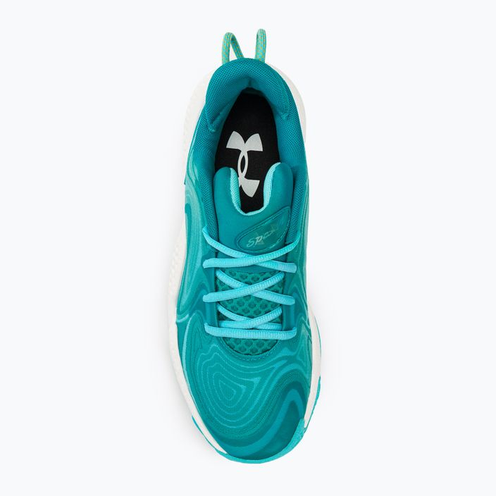 Баскетболни обувки Under Armour Spawn 6 circuit teal/sky blue/white 5
