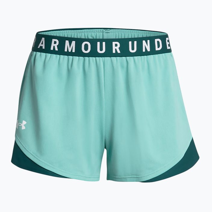 Къси панталони за жени Under Armour Play Up Twist 3.0 radial turquoise/hydro teal/white 5
